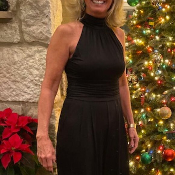 Eliza J High Neck Wide Leg Jumpsuit - Picture 2 of 9